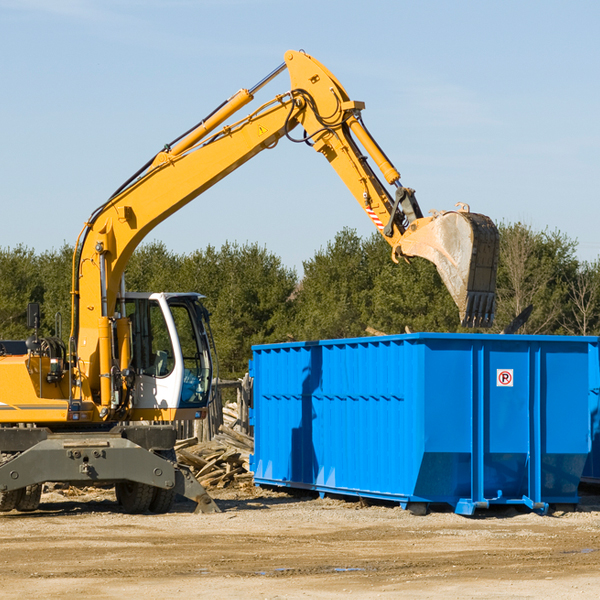 what size residential dumpster rentals are available in Capitan